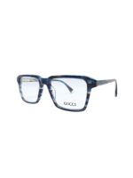 Gucci Rectangular Acetate Eyeglasses (Blue Havana) - Image 2