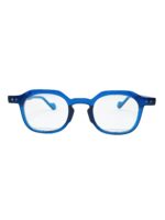 Geometric Blue Eyeglasses