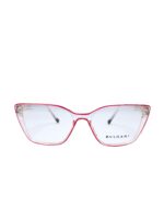 Bvlgari Cat-Eye Optical Eyeglasses (Red)