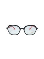 Snow Taco 30628 Black Rectangular Frame with Red Temples
