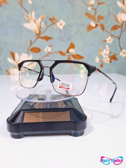 LOOKK Eyewear – Geometric Black Frame